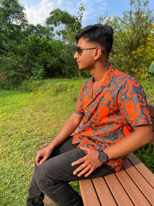 Octopus men's shirt