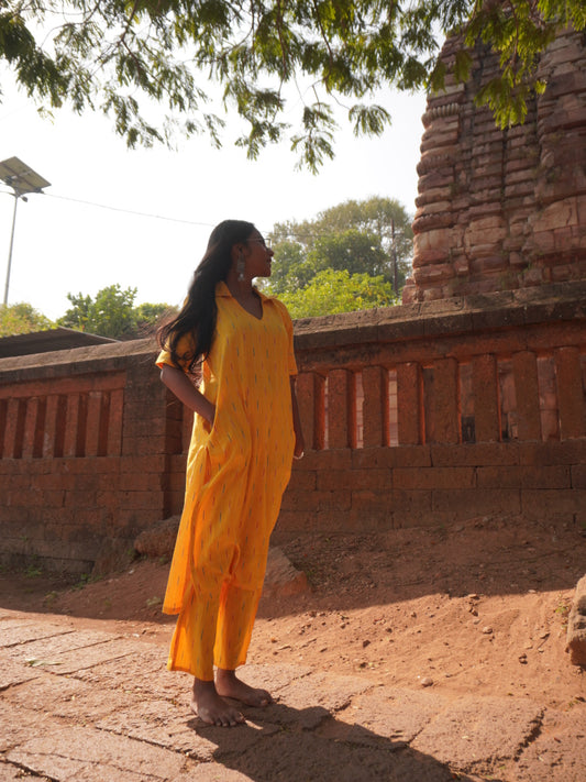 Marigold Charm Kurta Set