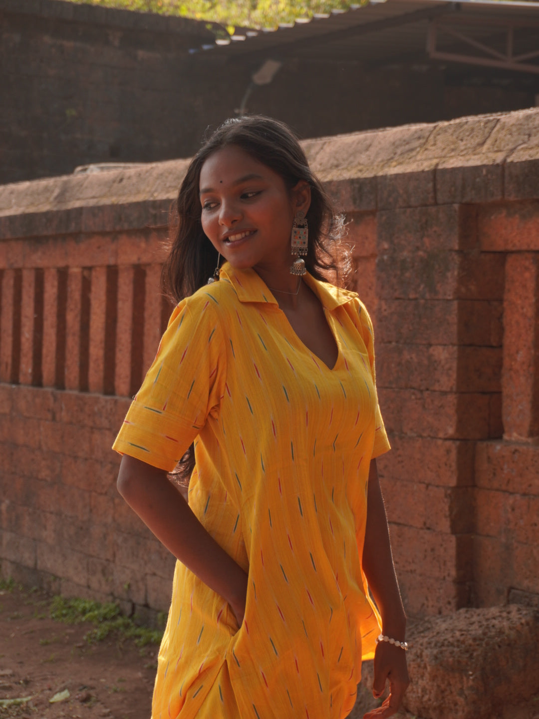 Marigold Charm Yellow Kurta Set