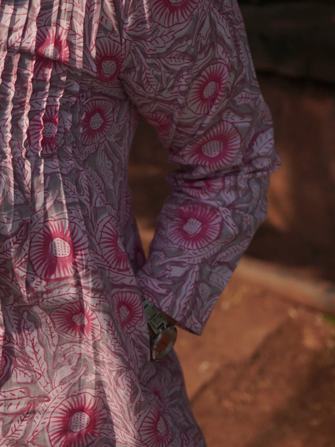 Rosy Elegance Pink Baani Kurta Set