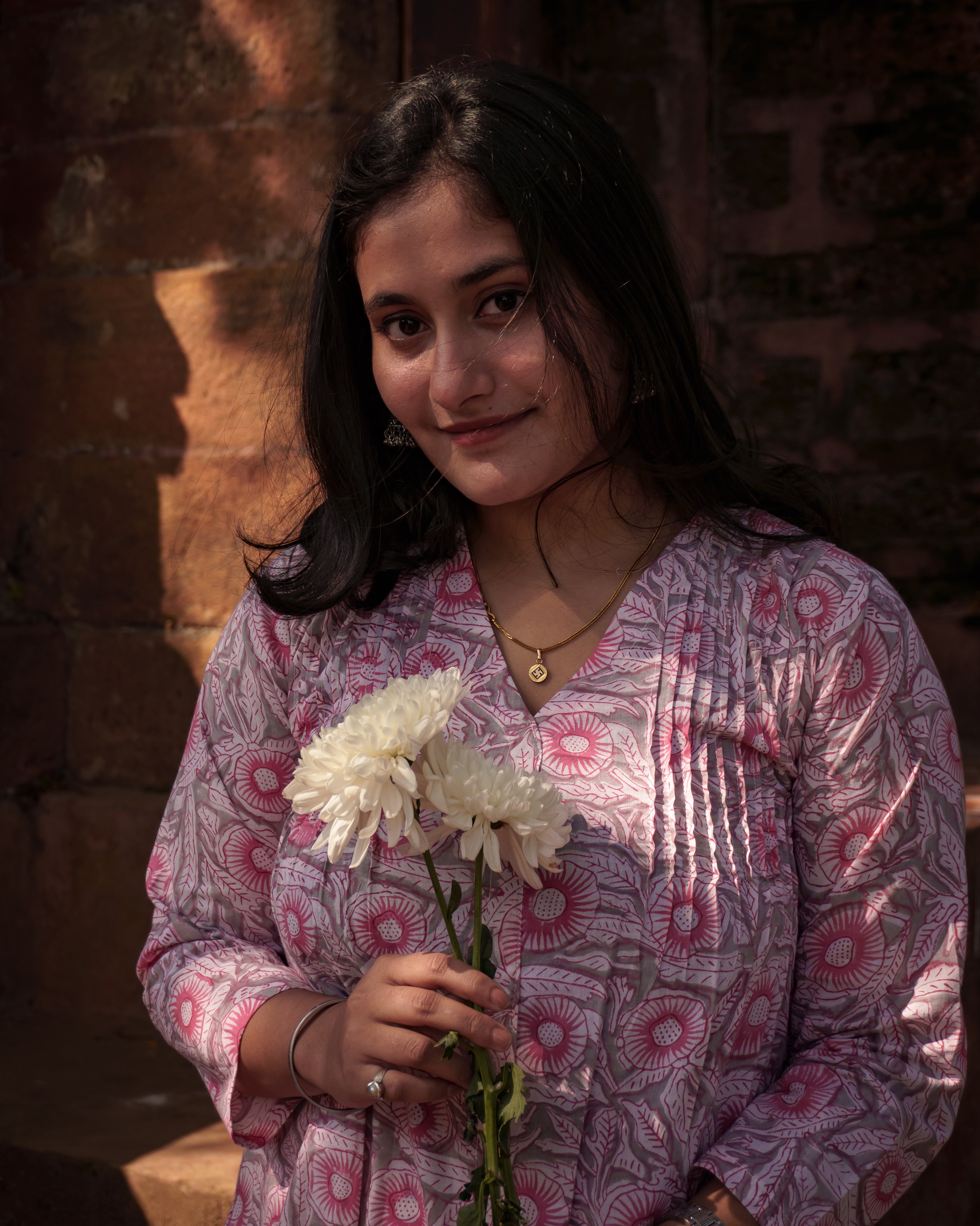 Rosy Elegance Pink Baani Kurta Set