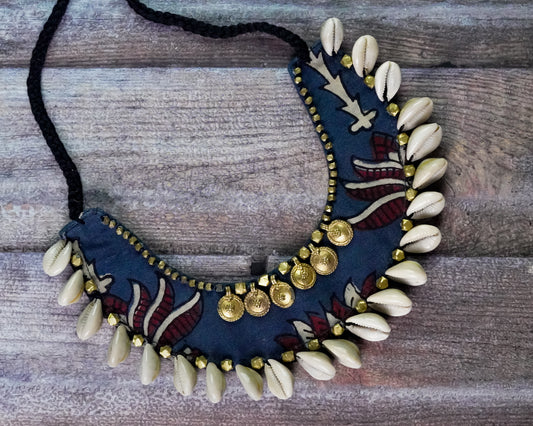 Neel Kamal Ajrakh Necklace