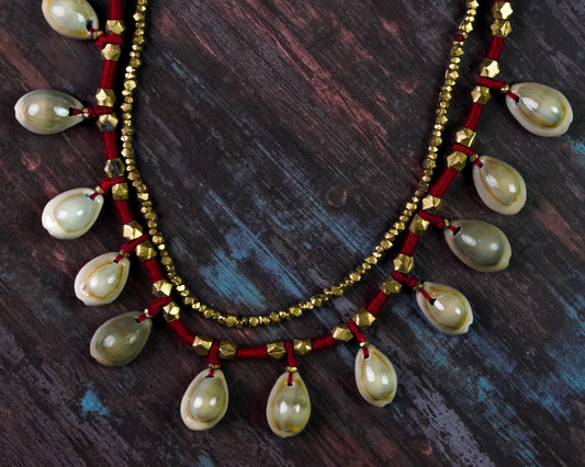 Long Double Line Neckpiece