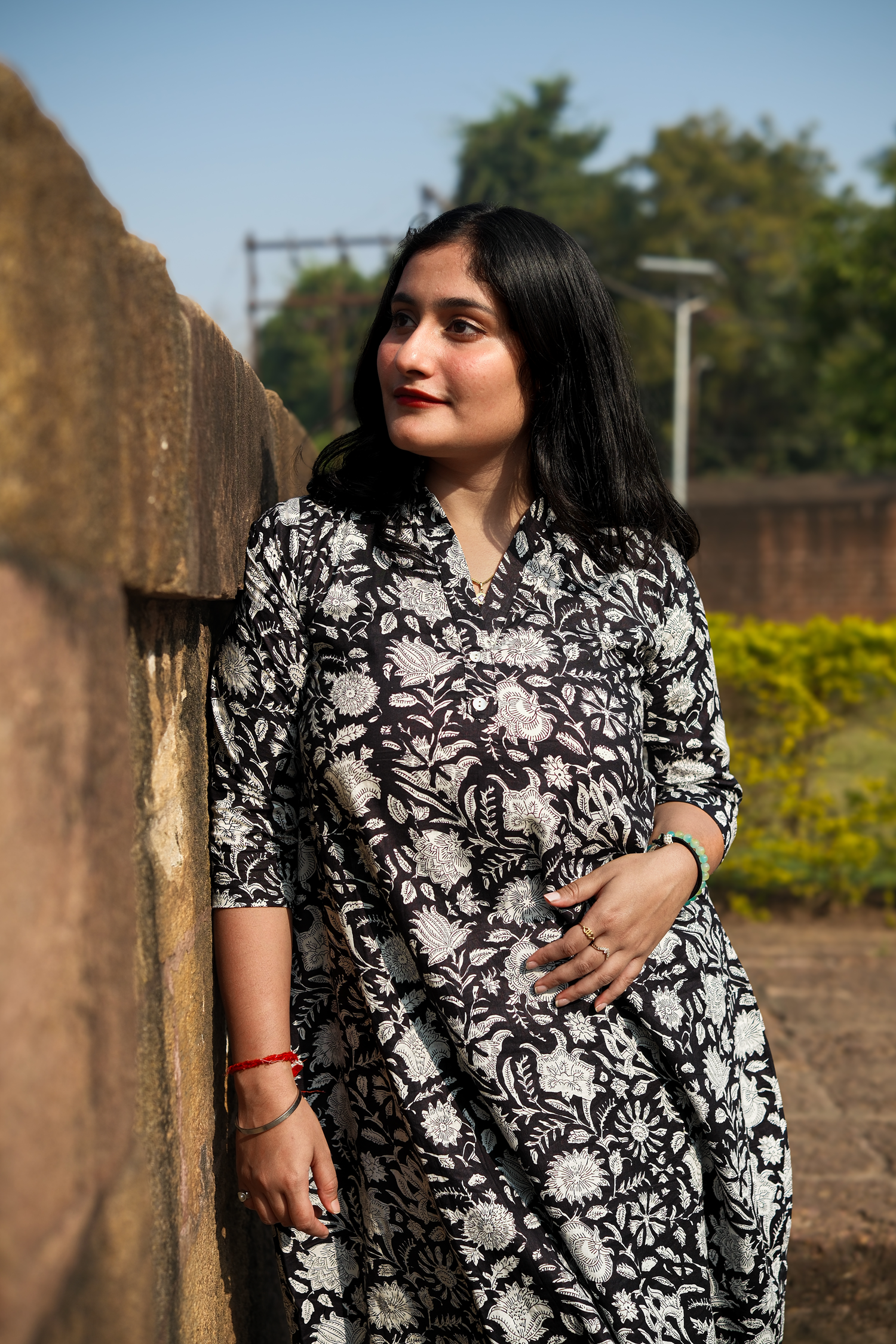 Noir et Blanc(B&W) Baani Kurta Set