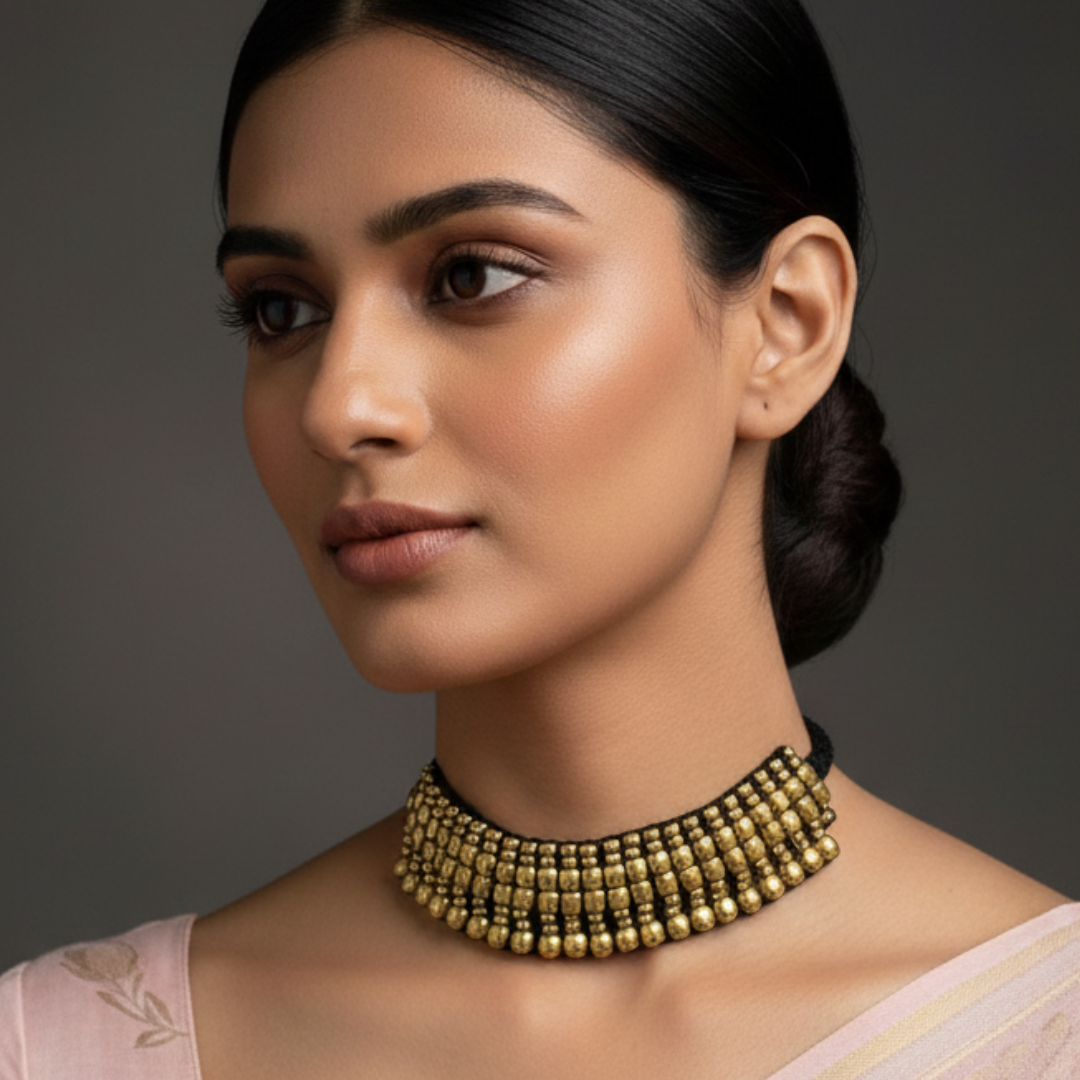 Handmade Dhokra Choker
